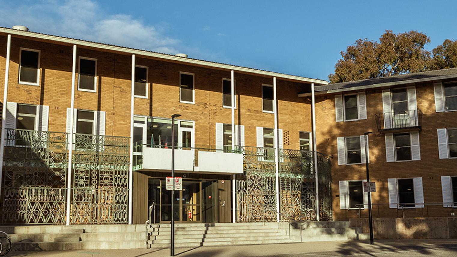 Coombs Building Entry at ANU