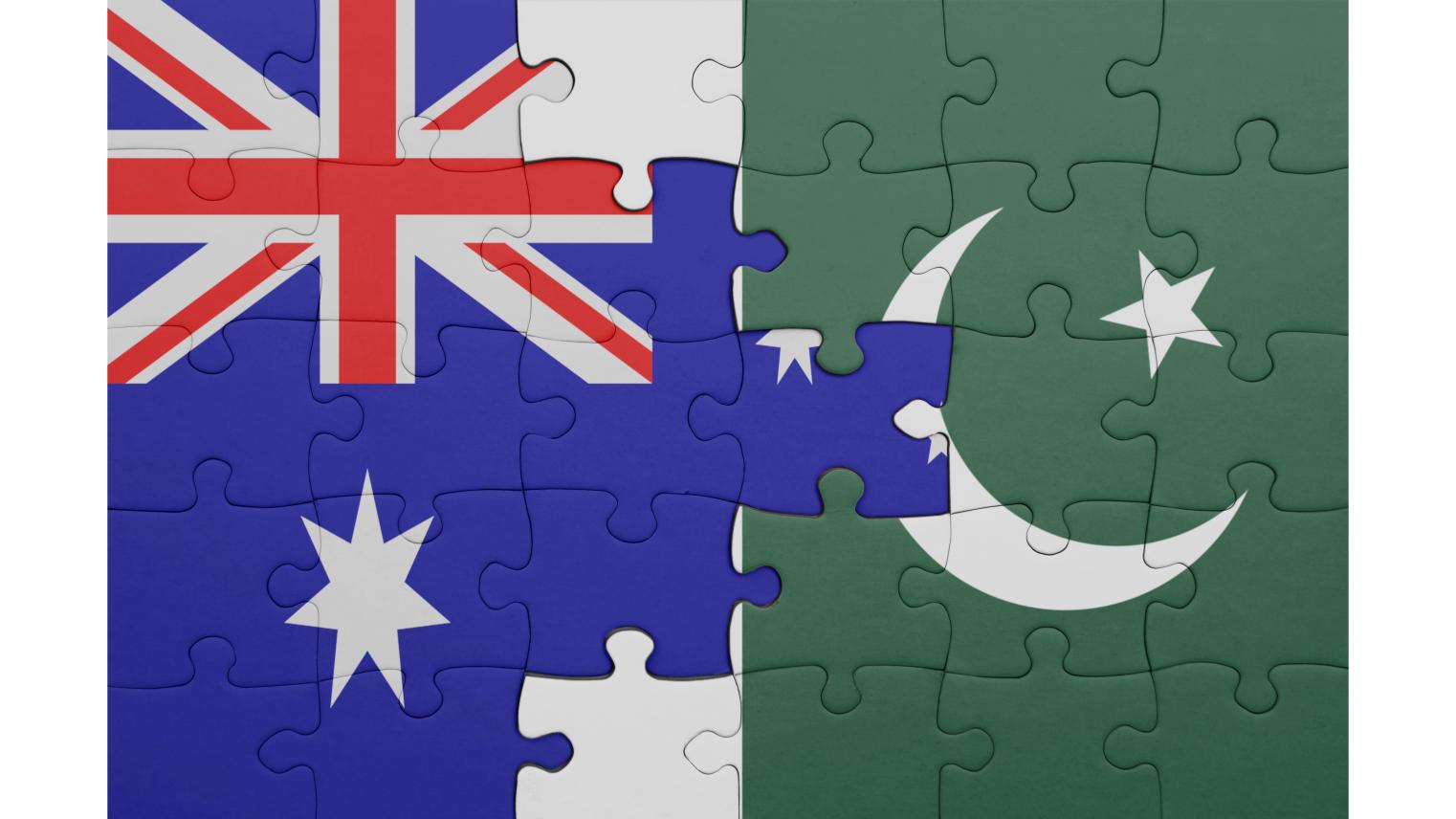 Australia Pakistan flags puzzle