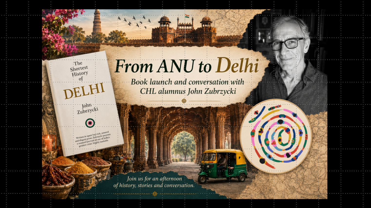 From ANU to Delhi |Celebrating CHL alumnus John Zubrzycki 